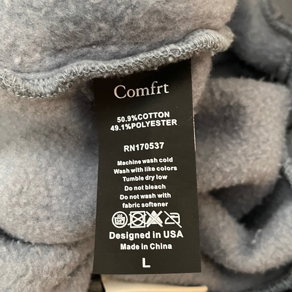 Comfort Unisex Size Large  Jogger Pants Heavy with Pockets - Picture 8 of 9